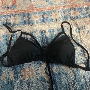 Express Cris Cross strapped Triangle Bikini Top